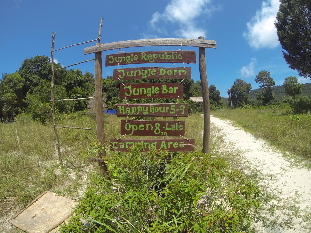 Ostello Jungle Republic Koh Rong Sanloem Esterno foto